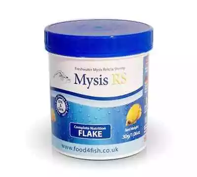 Mysis RS Flake Complete Nutrition Marine Aquarium Food 30g Best Before 05/24 • £8.99