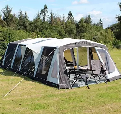 6 Berth Inflatable Air Tent Ozone Safari XTR Premium Family Tunnel Tent Camping • £999.99