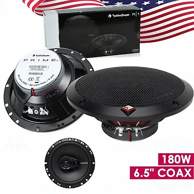 2x Rockford Fosgate Prime R165X3 180W 6.5  3-Way Full-range Coaxial Speakers • $69.99