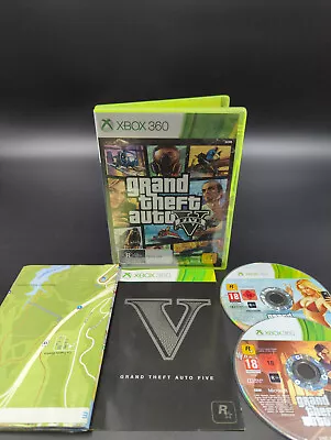 Grand Theft Auto V 5 GTA 5 (XBOX 360) FAST FREE POST • $14.95