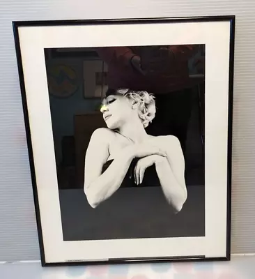 Marilyn Monroe Milton Greene Black Sitting Into The Night 16 X 20 Framed Poster • $99.95