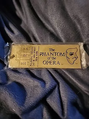 The Phantom Of The Opera Braodway Ticket Keychain • $10