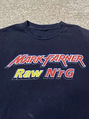 Vintage MARK FARNER Grand Funk Railroad T Shirt Raw N’rG Black • $18.88