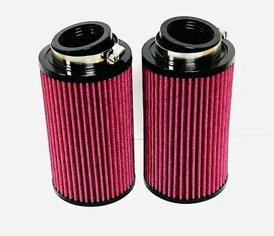 Banshee 38mm Carb Filters K&N Style 38 Mil Pod Washable Hi Flow Air Filter Pair • $60