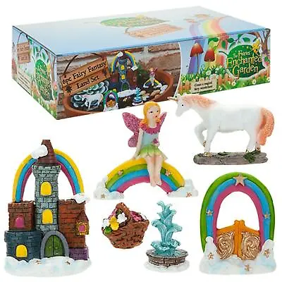 The Fairies Enchanted Garden Range Fantasy Land Set Of 6 For Children • £15