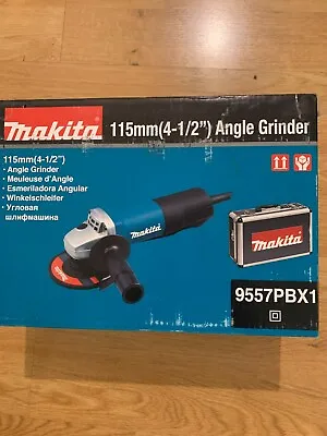Makita 4-1/2  Angle Grinder 9557PBX1 In Carrying Case New • $109.99