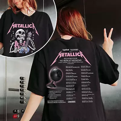 SALE!! Metallica Band Metal Tour 2023 2024 M72 Tour Music Event T-Shirt • $19.99