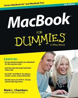 MACBOOK FOR DUMMIES 4TH EDITION: FOURTH EDITION By Mark L. Chambers *BRAND NEW* • $47.95