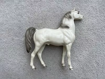 Rare Vintage Breyer Hartland Horse Glossy White Arabian Stallion Alabaster 9” • $75