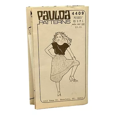 New Pauloa Patterns Vintage Dress Sewing Pattern Misses' 4409 Honolulu Hawaii • $10.49