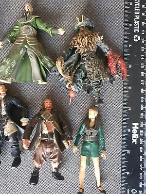 Pirates Of The Caribbean 9 Figures Bundle + Zizzle Job Lot • £30