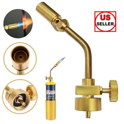 Brass Pencil Flame Torch Head Kit Propane For Gas Welding Torch MAPP MAP Pro • $12.49