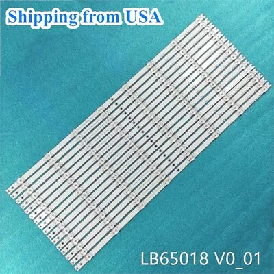 LB65018 LED Backlight Strips(16) For Vizio D65U-D2 D65-D2 E65X-C2 T650HVF05.5 • $34.32