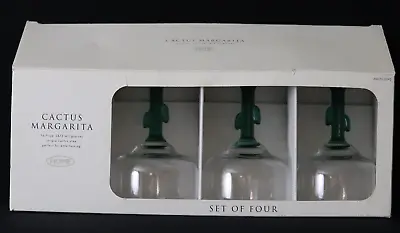 Cactus Margarita 16 Oz. Glasses ~ Set Of 4 NIB ~ PRICE REDUCED! • $11.99