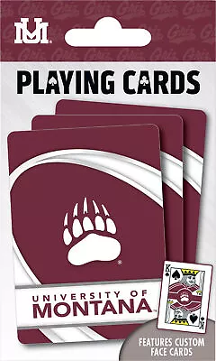 Officially Licensed NCAA Montana Grizzlies Playing Cards - 54 Card Deck • $8.99