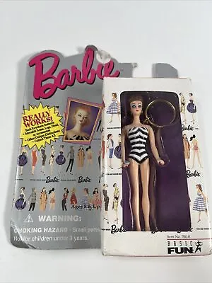 $7.95 • Buy 1995 Mattel Barbie Original Barbie Keychain Basic Fun #700-0 NIB