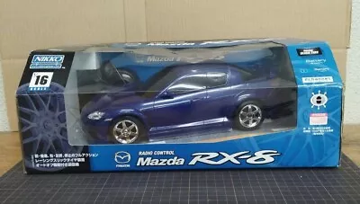 NIKKO Radio Control Car JDM Sport Car Legend MAZDA RX-8 Full Set Scale 1:16 New • $314.21