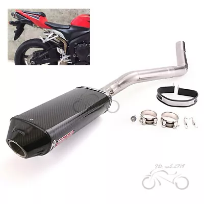 CBR600RR 2005-2023 Slip For Honda Exhaust Carbon Mid Link Pipe Modified System • $308.06