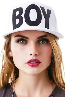 £10.50 • Buy Boy London White Snapback Cap One Size Unisex Designer Vintage Petshop Boys