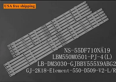 10Pcs New LED Strips For ELEMENT E4SW5518RKU LB-DM3030-GJD3X3555X9GB00-S LB55135 • $26.57