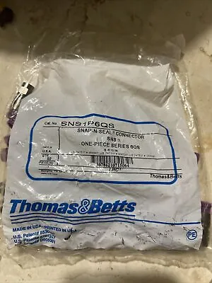 Thomas And Betts SNS1P6QS  Snap N Seal Connectors (50)  • $23