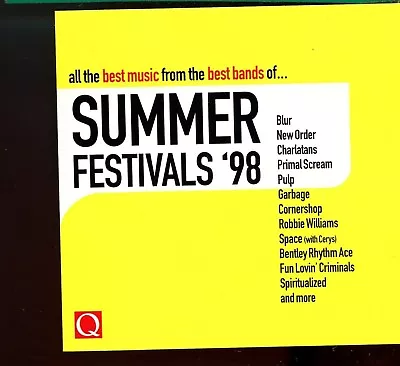 Q Magazine CD / Q142 - Summer Festivals '98 • £1