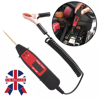 Automotive Electrical Circuit Voltage Tester 3V-36V Continuity Tester With Lamp • £8.69