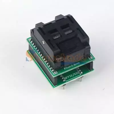 $19.14 • Buy IC TQFP32 DIP32/QFP32/SA663 Programmer Adapter Chip Test Socket