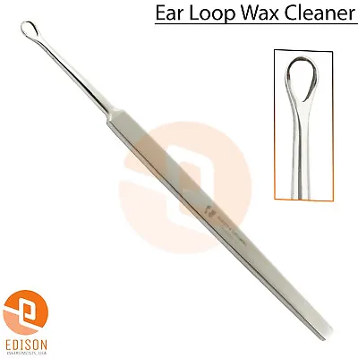 Medical Ear Cleaner Loop Billeau Ear Wax Remover Ear Pick Curette ENT Instrument • $6.56