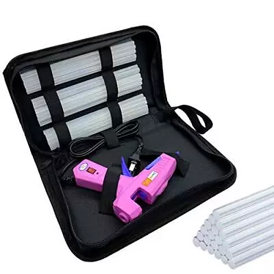 Mini Hot Glue Gun Kit With 30 Glue Sticks And Carry Case For DIY Crafts Arts... • $15.44