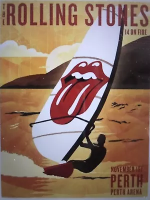 Rolling Stones Perth Tour Poster 2014 • $120