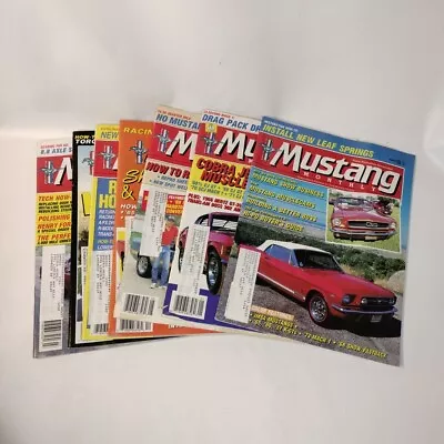 Mustang Monthly Magazine Lot (7) Issues Total Year 1987 • $24.99