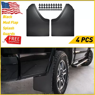 4* Mud Flaps Mudguards Mudflap Splash Guard Fender Car SUV Accessories Universal • $23.91