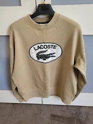 Lacoste Mens Large Pullover Cotton Sweatshirt • $99