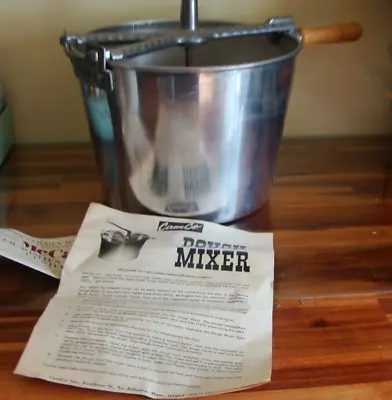 NICE! Vintage Camco Manual Hand Crank Homemade Bread Pizza Dough Mixer Maker USA • $49.95