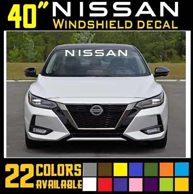 40  Long Windshield Decal Banner For Nissan Maxima Sentra  Altima Pathfinder • $17.59