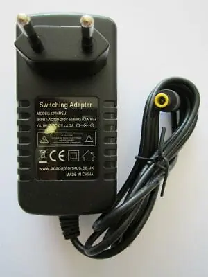 Eu 12v Mains Minolta Af-282ou Film Scanner Ac Adaptor Power Supply Plug • £11.49