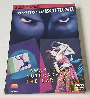 MATTHEW Bourne Swan Lake / Nutcracker / The Car Man Region Free UK DVD SET • £7.99