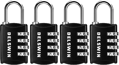 Small Combination Lock For Locker 4-Digit Mini Combo Lock For Backpack And Lugg • $16.80