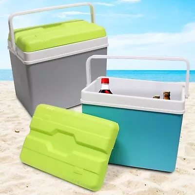 Large 35L Cooler Ice Box Camping Festival Beach Picnic Insulated Drinks Coolbox • £5.49