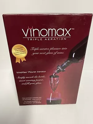 New Vinomax Handheld Wine Triple Aerator W/ Stand • $9.50
