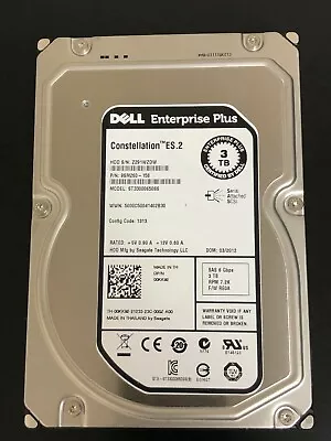 Dell 0KK92 3TB SAS 7.2K 6G LFF 3.5  HDD Hard Drive ST33000650SS 00KK92 W/O TRAY  • $37.99