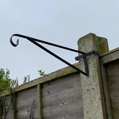 £14.99 • Buy Hanging Basket Bracket Hooks For Concrete Fence Posts (Set Of 4)