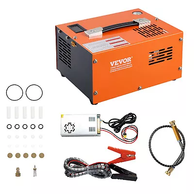 VEVOR PCP Air Compressor 4500PSI External Converter DC12V & AC115V Manual Stop • $165.99