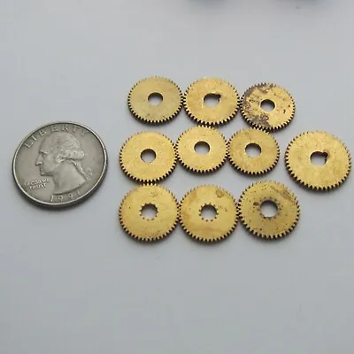 10PCS Brass Gear Steampunk Parts Steam Punk Supplies (u773) • $7