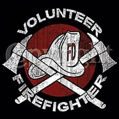 Volunteer Fire Fighter T Shirt Men's • $11.99