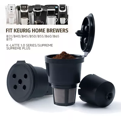 2PK Reusable Coffee K-Cups Filter 5-Holes For Mr.Coffee/Keurig K-LATTE 1.0 SERIE • $12.99