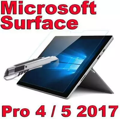 GENUINE Tempered Glass Screen Protector For Microsoft Surface Pro 4 5 12.3  2017 • $30.75