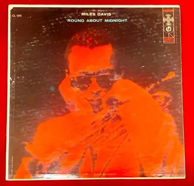 Miles Davis Jazz LP Round About Midnight 1957 MONO Record Album 6 Eye CL 949 • $79.99