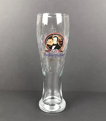 Hacker-Pschorr Weisse Beer Tall Beer Glass From Germany Tall Pilsner Swirled 10” • $9.99